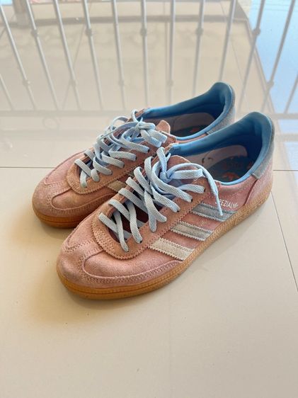 adidas handball spezial สีชมพูฟ้า รูปที่ 5