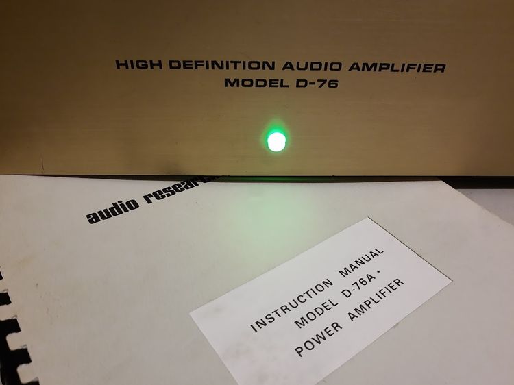 Audio Research D-76A  กำลังขยาย 75wx2 รูปที่ 3