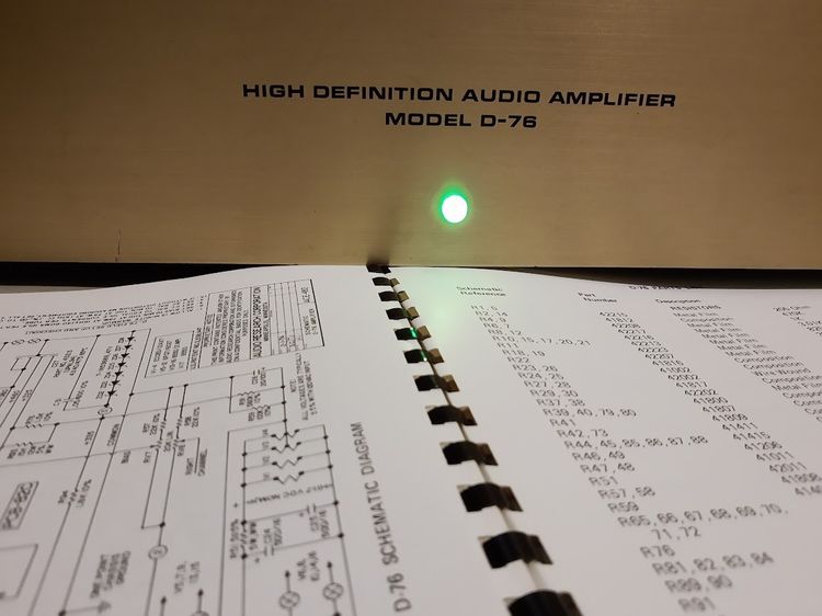 Audio Research D-76A  กำลังขยาย 75wx2 รูปที่ 4