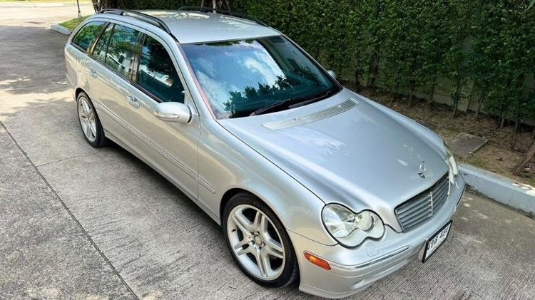 Mercedes-Benz C-Class 2003 C200 Kompressor เบนซิน เกียร์อัตโนมัติ เทา รูปที่ 4