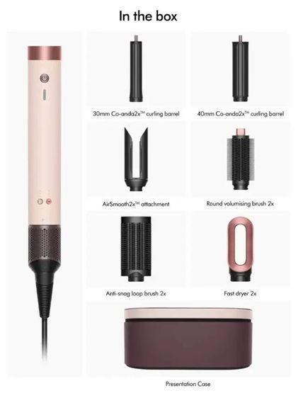 (New) Dyson Airwrap Co-Anda2X Multi-Styler And Dryer, Ceramic Pink อุปกรณ์จัดแต่งทรงผม ไดสัน รูปที่ 12