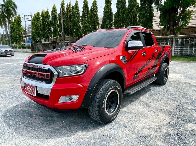 รถ Ford Ranger 2.2 Hi-Rider XLT สี แดง