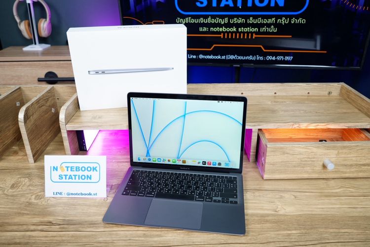 APPLE Macbook Air 13 (2020) M1 Ram8 SSD256 จอ13.3 ความชัดระดับ2k Cycle count 58 ครั้ง เครื่องพร้อมใช้งาน ขายถูกเพียง 15,990.- ครบกล่อง รูปที่ 4