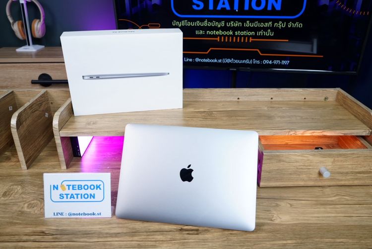 APPLE Macbook Air 13 (2020) M1 Ram8 SSD256 จอ13.3 ความชัดระดับ2k Cycle count 58 ครั้ง เครื่องพร้อมใช้งาน ขายถูกเพียง 15,990.- ครบกล่อง รูปที่ 8