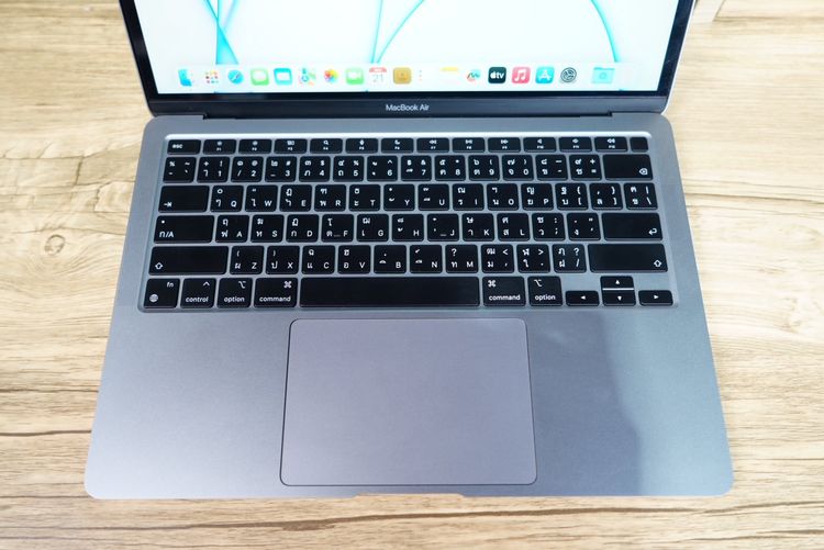 APPLE Macbook Air 13 (2020) M1 Ram8 SSD256 จอ13.3 ความชัดระดับ2k Cycle count 58 ครั้ง เครื่องพร้อมใช้งาน ขายถูกเพียง 15,990.- ครบกล่อง รูปที่ 5