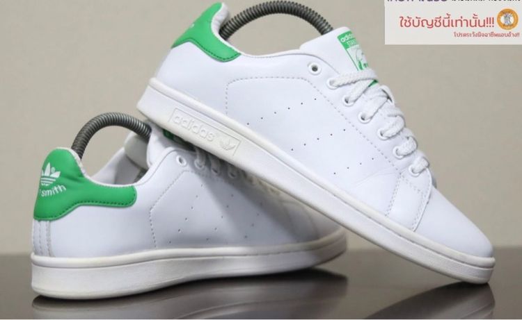 รองเท้า ADIDAS original Stan Smith แท้ 💯 เบอร์ UK  6.5 EUR 40 cm 25 คนเท้า 24.5-25.5 cm ใส่ได้ครับ สภาพดีมาก พื้นเต็ม ทรงสวยครับ รูปที่ 2