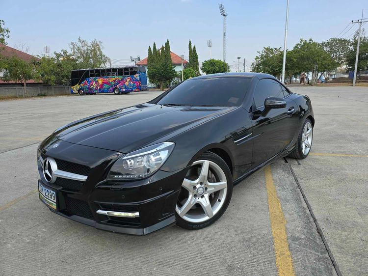 Mercedes-Benz SLK-Class 2013 SLK200 AMG Sedan เบนซิน ไม่ติดแก๊ส เกียร์อัตโนมัติ ดำ รูปที่ 2
