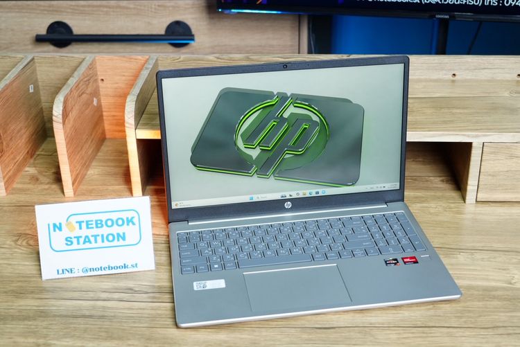 HP 15 Ryzen7-7730U Ram16 SSD512 จอ15.6 FHD IPS สเปคสูง คีย์บอร์ดไฟ ดีไซน์สวย บางเบา ประกันศูนย์2027 ขายเพียง 12,990.- รูปที่ 3