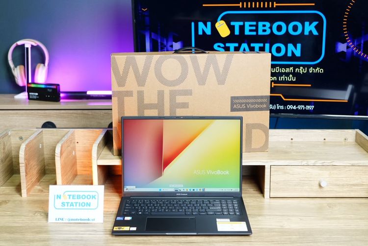 Asus Vivobook 16 i5-12500H Ram16 SSD512 จอ16" FHD สเปคทำงาน เครื่องบางเบา ขายเพียง 12,990 .- รูปที่ 2