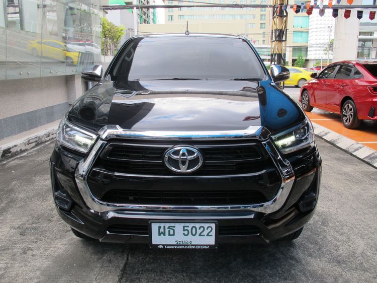 Toyota Hilux Revo 2022 Smart Cab 2.4 Entry Prerunner Pickup ดีเซล ไม่ติดแก๊ส เกียร์ธรรมดา ดำ รูปที่ 3