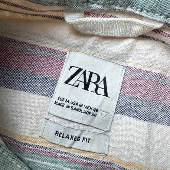 เสื้อเชิ้ต​ ZARA Size M  รูปที่ 5