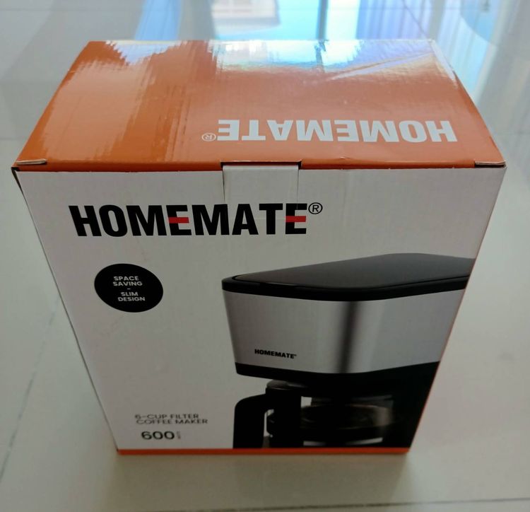 เครื่องชงกาแฟดริป 6 ถ้วย HOMEMATE (HOM-269421) ดำ  รูปที่ 2