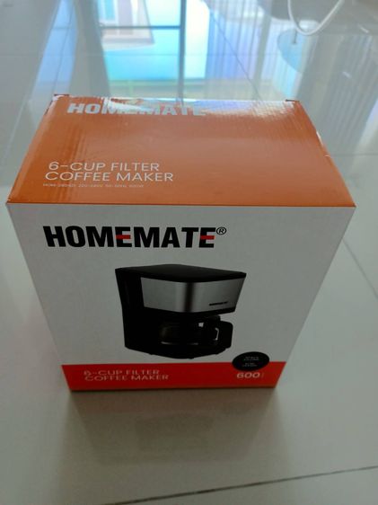 เครื่องชงกาแฟดริป 6 ถ้วย HOMEMATE (HOM-269421) ดำ 