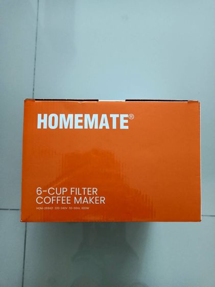 เครื่องชงกาแฟดริป 6 ถ้วย HOMEMATE (HOM-269421) ดำ  รูปที่ 4