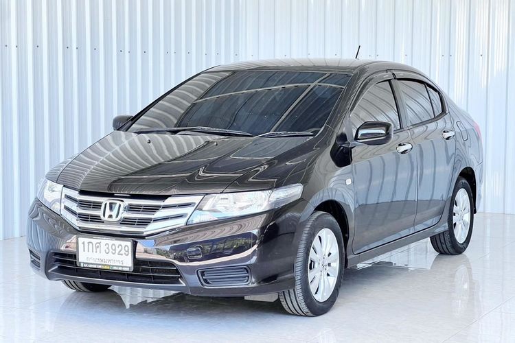Honda City 2013 1.5 V CNG Sedan เบนซิน NGV เกียร์อัตโนมัติ ดำ