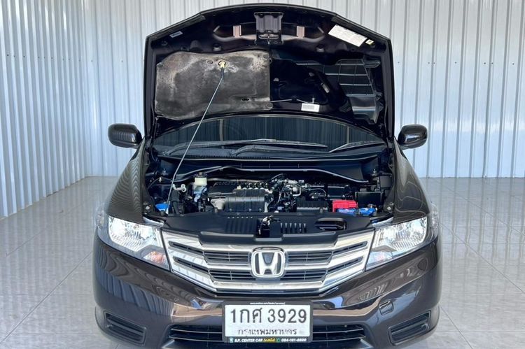 Honda City 2013 1.5 V CNG Sedan เบนซิน NGV เกียร์อัตโนมัติ ดำ รูปที่ 4