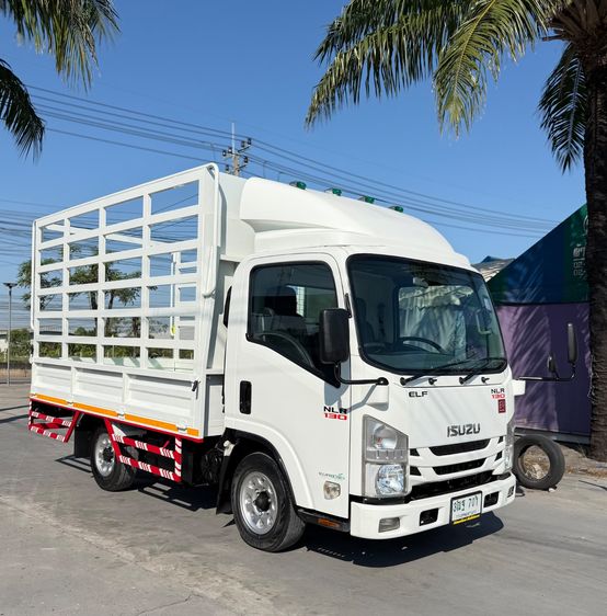 รถ ISUZU NLR 130 แรง ปี 2564  (รถห้างแท้ )  มือเดียว สวยมาก  กะบะเหล็กคอกสูง  ยาว 3.50 กว้าง 1.90 ม. รูปที่ 2