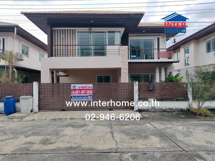 บ้านเดี่ยว 2 ชั้น 57.9 ตร.ว หมู่บ้านพิศาล ประชาอุทิศ ใกล้ปั้ม ปตท. ซอยประชาอุทิศ76 ถนนประชาอุทิศ ถนนเลียบวงแหวนรอบนอกตอนใต้ เขตทุ่งครุ 