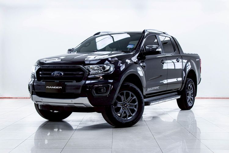 รถ Ford Ranger 2.0 Bi-Turbo Hi-Rider Wildtrak สี ดำ