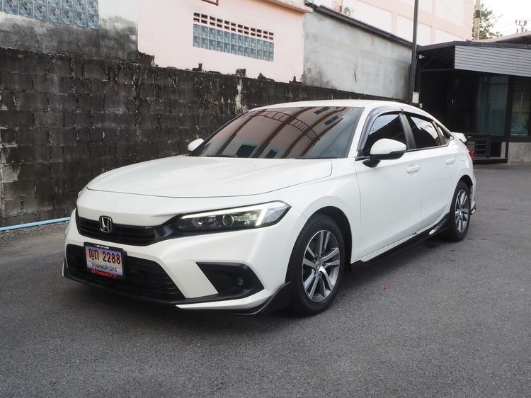 Honda Civic 2023 1.5 EL+ Sedan เบนซิน ไม่ติดแก๊ส เกียร์อัตโนมัติ ขาว รูปที่ 2