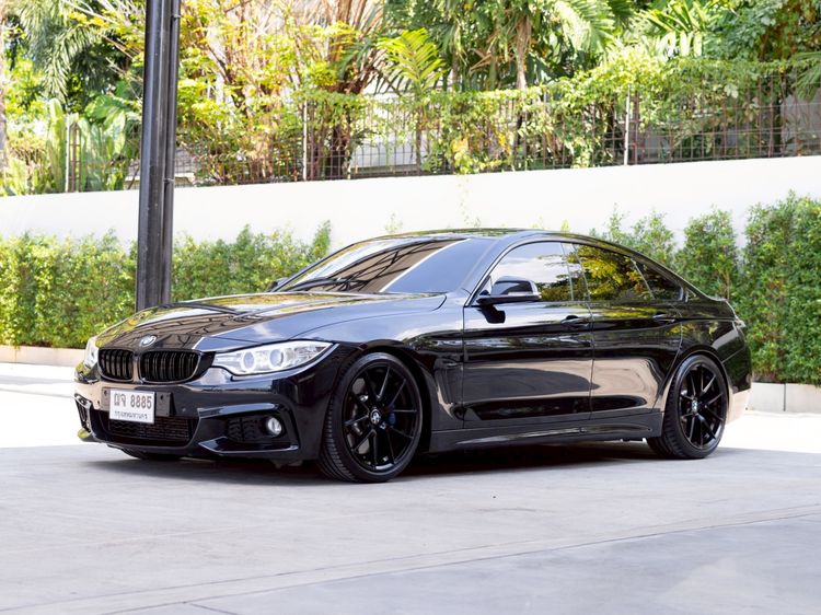 BMW Series 4 2015 420i Sedan เบนซิน ไม่ติดแก๊ส เกียร์อัตโนมัติ ดำ รูปที่ 3