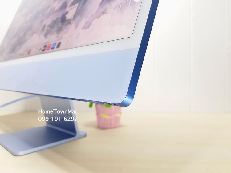 iMac (Retina 4.5K 24-inch, 2024) M4 8-Core CPU 8-Core GPU SSD 256Gb Ram 16Gb สีฟ้า ครบกล่อง มีประกัน รูปที่ 5
