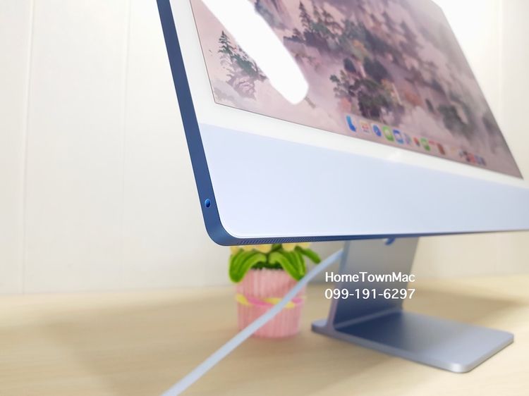 iMac (Retina 4.5K 24-inch, 2024) M4 8-Core CPU 8-Core GPU SSD 256Gb Ram 16Gb สีฟ้า ครบกล่อง มีประกัน รูปที่ 4