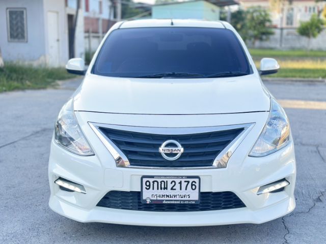 Nissan Almera 2019 1.2 E Sportech Sedan เบนซิน ไม่ติดแก๊ส เกียร์อัตโนมัติ ขาว รูปที่ 2