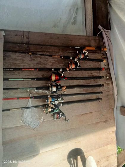 ขายตามสภาพเบ็ดตกปลาดีทุกคัน6คัน1000บาท