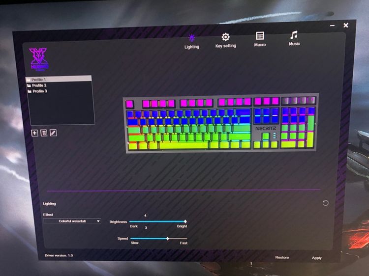 คีย์บอร์ด GAMING NUMWO X37 ไฟ RGB รูปที่ 8