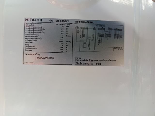 เครื่องซักผ้าใหม่เอี่ยม รูปที่ 5