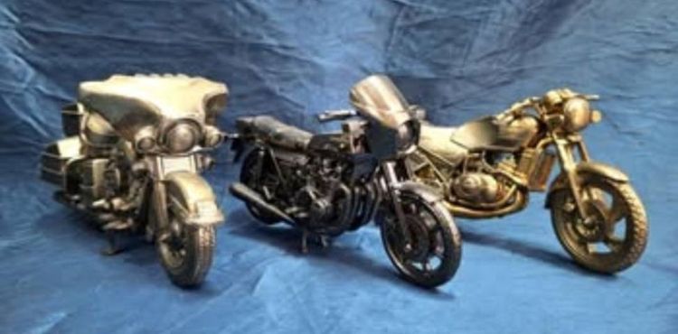Model 🏍️ Bronze Motorcycle  รูปที่ 4