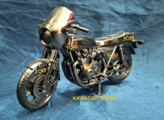 Model 🏍️ Bronze Motorcycle  รูปที่ 3