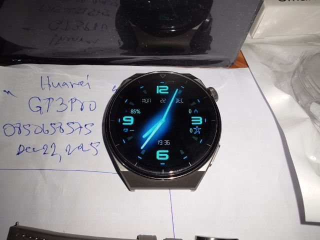 Huawei GT3 pro มือ2 อุปกรณ์ครบกล่อง เครื่องศูนย์ไทย ตัวเรือนไททาเนียมกระจกซัพไฟร์ วัดECG ได้ สภาพสวยๆหอมๆ แถมเคสกับเคสกระจกอันใหม่ฟรี รูปที่ 4