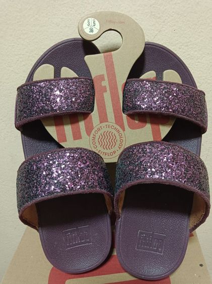 Fitflop รุ่น LuLu Glitter Sides สีม่วงเข้ม US5 รูปที่ 3