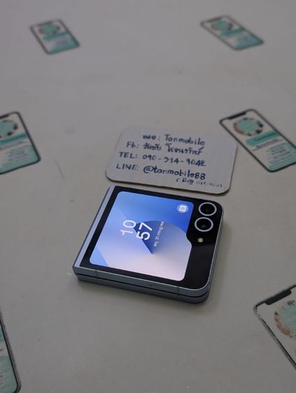 ขาย เทิร์น Samsung Galaxy Z Flip 6 สี Blue 256 GB ศูนย์ไทย อุปกรณ์ครบยกกล่อง เพียง 8,990 บาท เท่านั้น ครับ รูปที่ 4