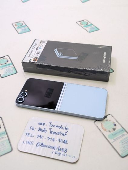 ขาย เทิร์น Samsung Galaxy Z Flip 6 สี Blue 256 GB ศูนย์ไทย อุปกรณ์ครบยกกล่อง เพียง 8,990 บาท เท่านั้น ครับ รูปที่ 2