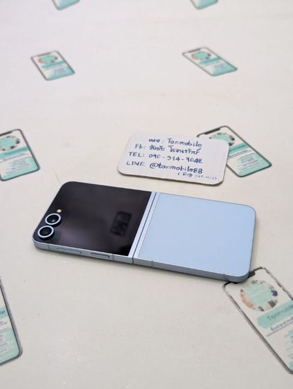 ขาย เทิร์น Samsung Galaxy Z Flip 6 สี Blue 256 GB ศูนย์ไทย อุปกรณ์ครบยกกล่อง เพียง 8,990 บาท เท่านั้น ครับ รูปที่ 3