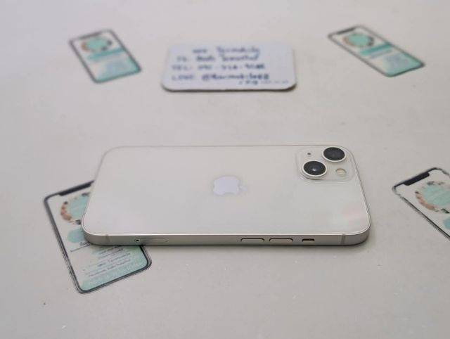 ขาย เทิร์น iPhone 13 128 Starlight ศูนย์ไทย อุปกรณ์ครบยกกล่อง ขาดสายชาร์จ สุขภาพแบต 89 ประกันเหลือ 3 เดือน เพียง 10,590 บาท ครับ  รูปที่ 6