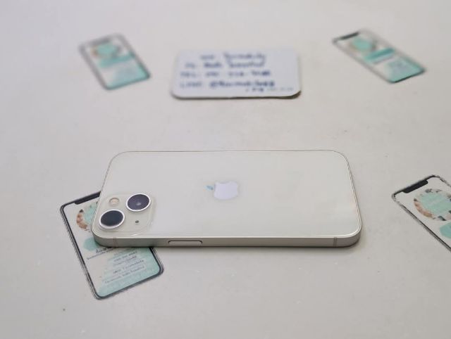 ขาย เทิร์น iPhone 13 128 Starlight ศูนย์ไทย อุปกรณ์ครบยกกล่อง ขาดสายชาร์จ สุขภาพแบต 89 ประกันเหลือ 3 เดือน เพียง 10,590 บาท ครับ  รูปที่ 5