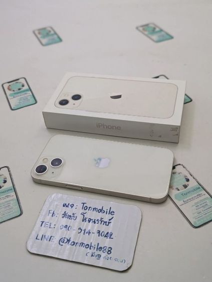 ขาย เทิร์น iPhone 13 128 Starlight ศูนย์ไทย อุปกรณ์ครบยกกล่อง ขาดสายชาร์จ สุขภาพแบต 89 ประกันเหลือ 3 เดือน เพียง 10,590 บาท ครับ  รูปที่ 2