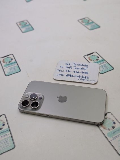 ขาย เทิร์น iPhone 15 Pro Max 256 Natural ศูนย์ไทย สภาพสวย มีตัวเครื่องอย่างเดียว สุขภาพแบต 77 เพียง 20,990 บาท ครับ  รูปที่ 2