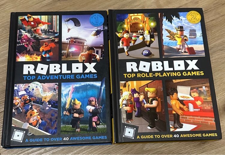 Roblox Official Books (Set of 2) Top Adventure Games, Role-Playing Games