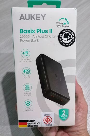 Power bank 20000 mAh.  2 อันละ1100บาท. ยังไม่ได้แกะใช้เลยครับพอดีซื้อมาซ้ำกันเลยนำมาลงขายแบ่งปันครับขายถูกๆครับสนใจราคาต่อลองได้ครับ รูปที่ 3