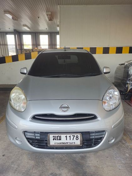 Nissan March 2011 1.2 S Sedan เบนซิน ไม่ติดแก๊ส เกียร์อัตโนมัติ บรอนซ์เงิน รูปที่ 3