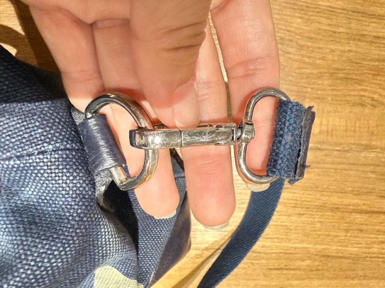 กระเป๋าผ้าสีน้ำเงิน รูปที่ 4