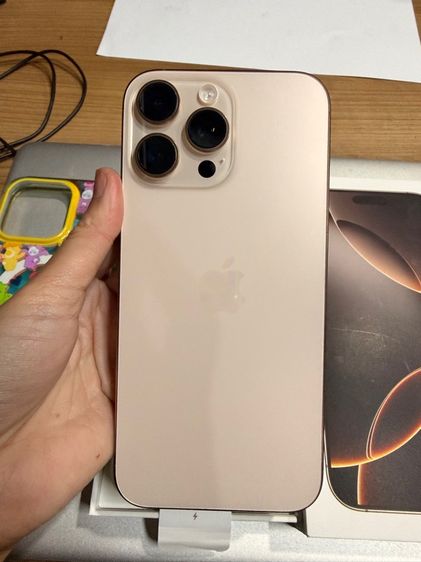 เจ้าของขายเอง iPhone 16 Pro Max 512GB Desert Titanium ศูนย์ไทย ประกันถึง 30 ม.ค. 69  รูปที่ 2