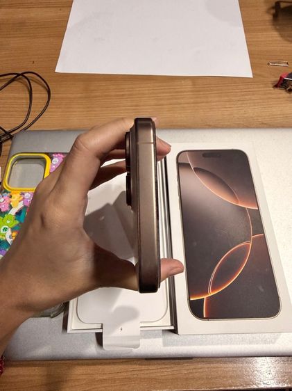 เจ้าของขายเอง iPhone 16 Pro Max 512GB Desert Titanium ศูนย์ไทย ประกันถึง 30 ม.ค. 69  รูปที่ 5