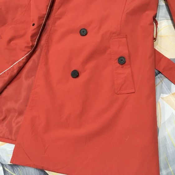 เสื้อโค้ท Trench Coat มือสอง Olivia Hassler สีแดง ไซส์ 95 รูปที่ 9