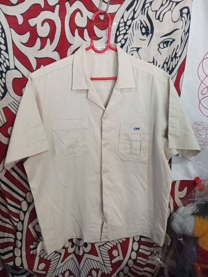 เสื้อเชิ้ตแขนสั้นสีครีม รูปที่ 3